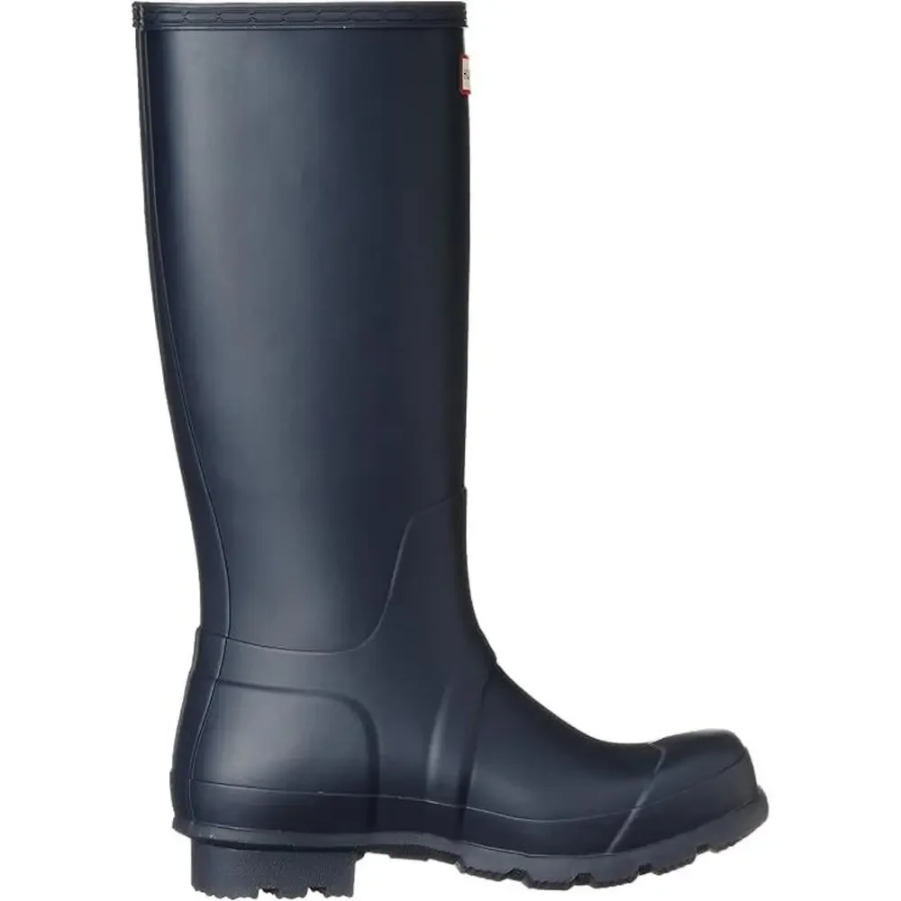Hunter Original Tall Rain Boots Navy Rubber Wellington Men's 9 Women's 10 NIB